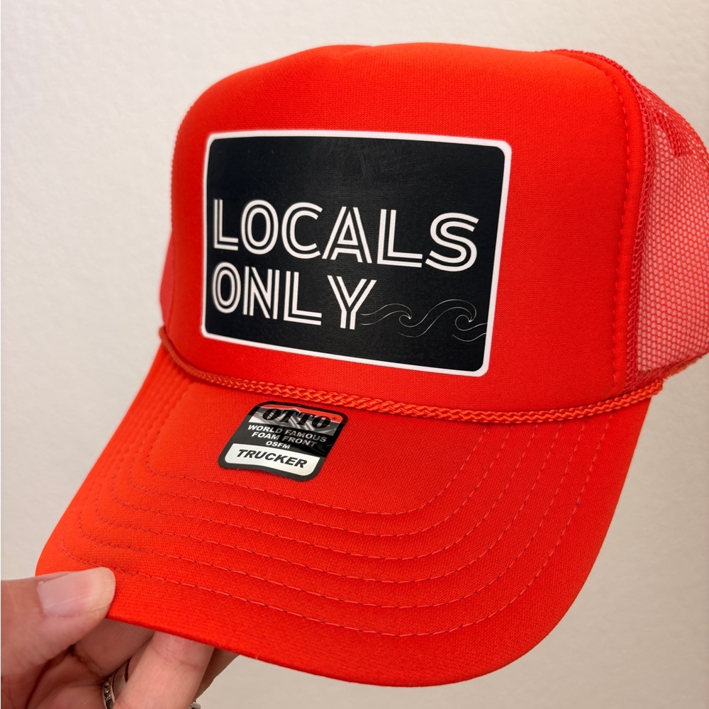 Locals Only orange OTTO Trucker Hat